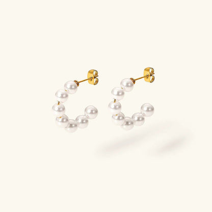 [AuraEcho]Nina Pearl Earrings