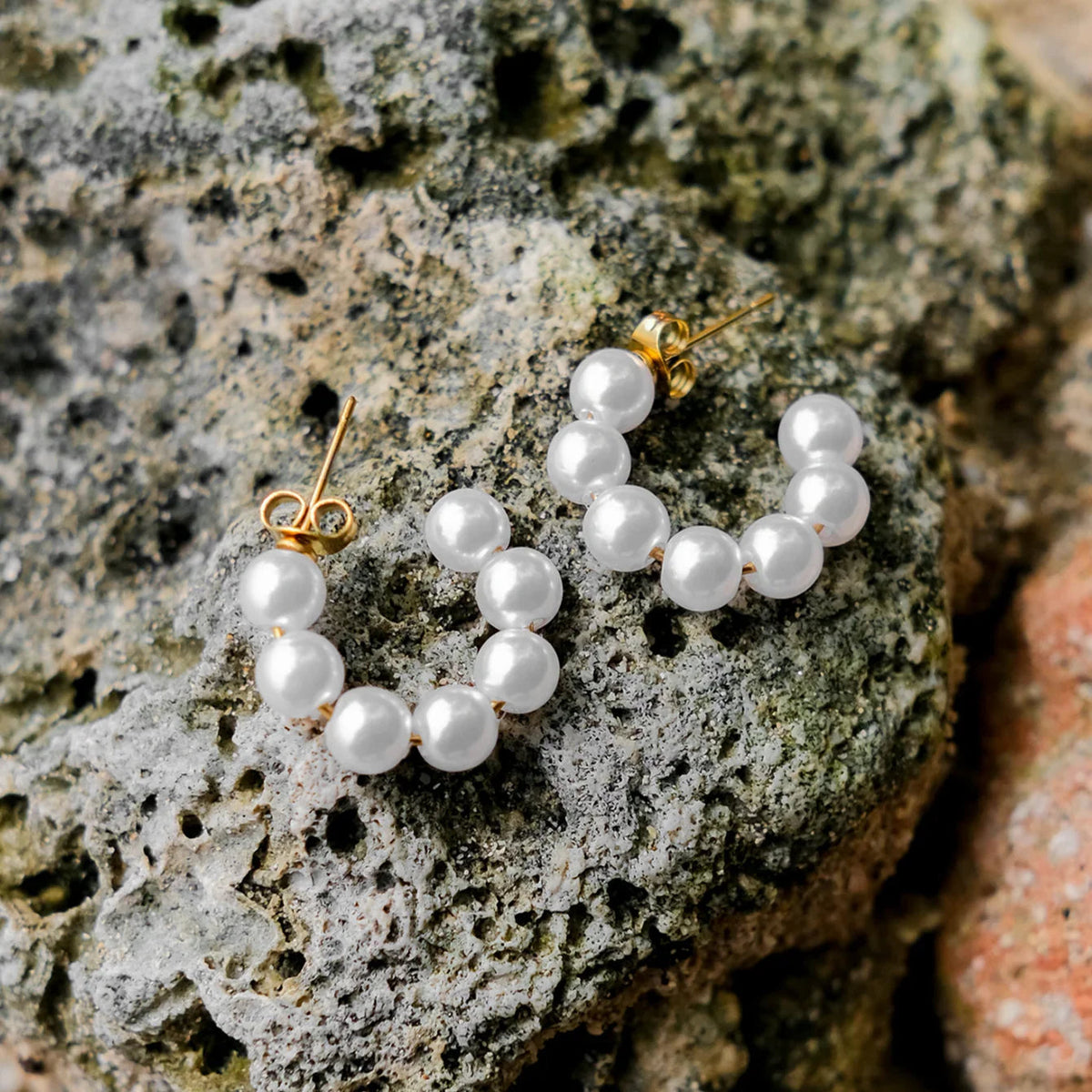 [AuraEcho]Nina Pearl Earrings