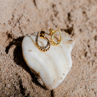 [AuraEcho]Nola Gold Earrings