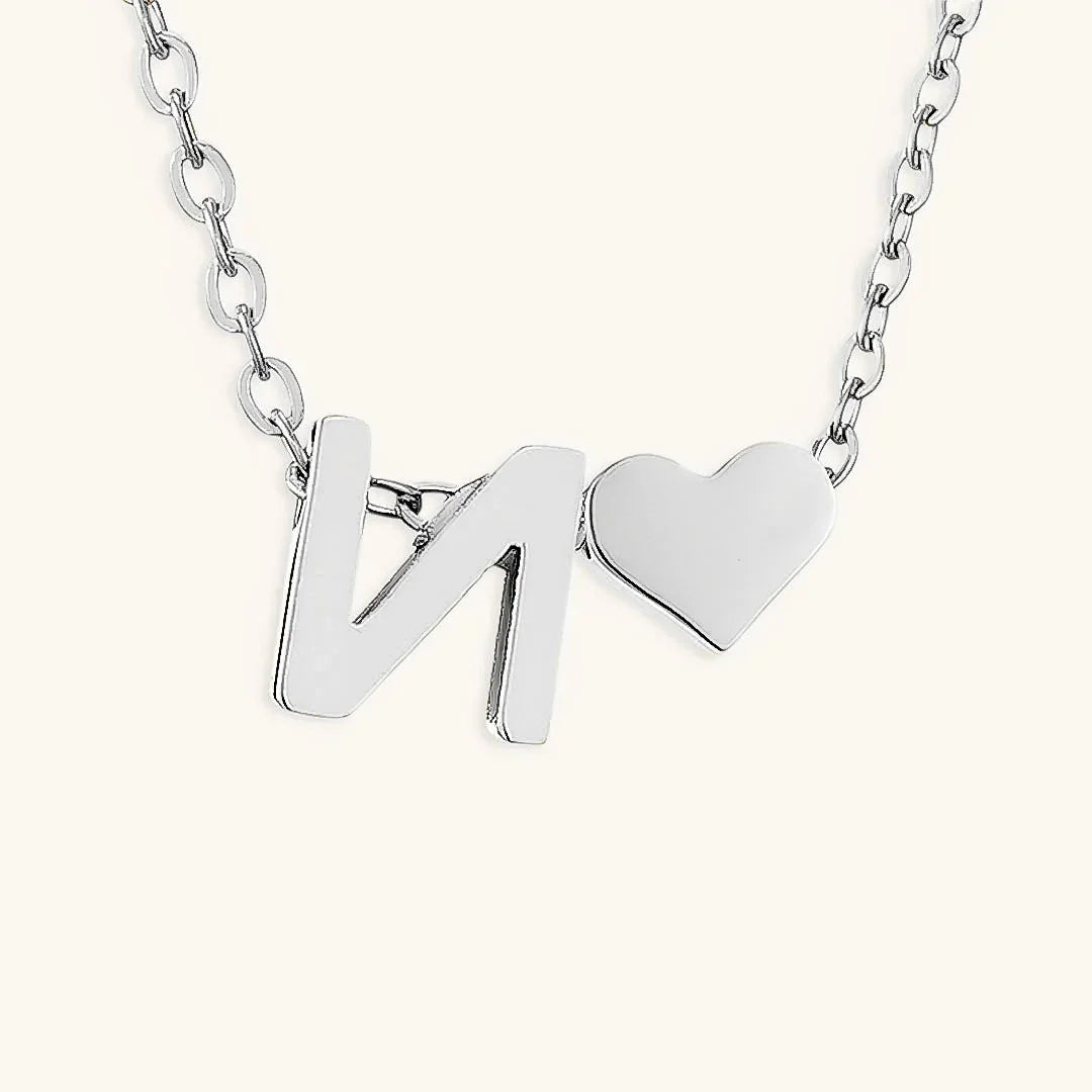 [AuraEcho]Ria Initial Letter Gold Necklace