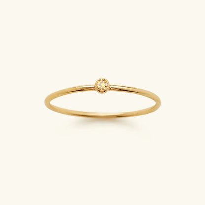 [AuraEcho]Amelia Birthstone Stacker Ring