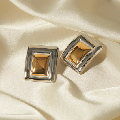 [AuraEcho]Jocelyn Two Tone Earrings
