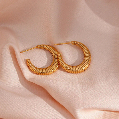 [AuraEcho]Bailey Hoop Earrings
