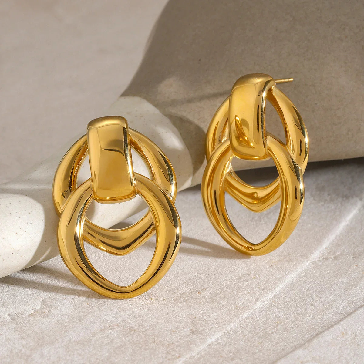 [AuraEcho]Zoey Gold Earrings