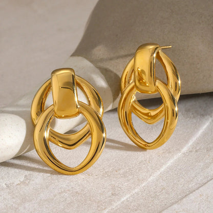 [AuraEcho]Zoey Gold Earrings