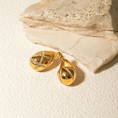 [AuraEcho]Linnea Gold Earrings