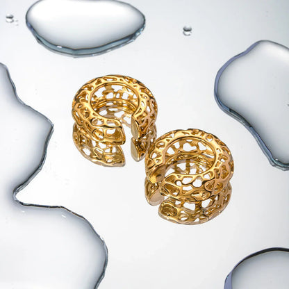 [AuraEcho]Alma Gold Earrings