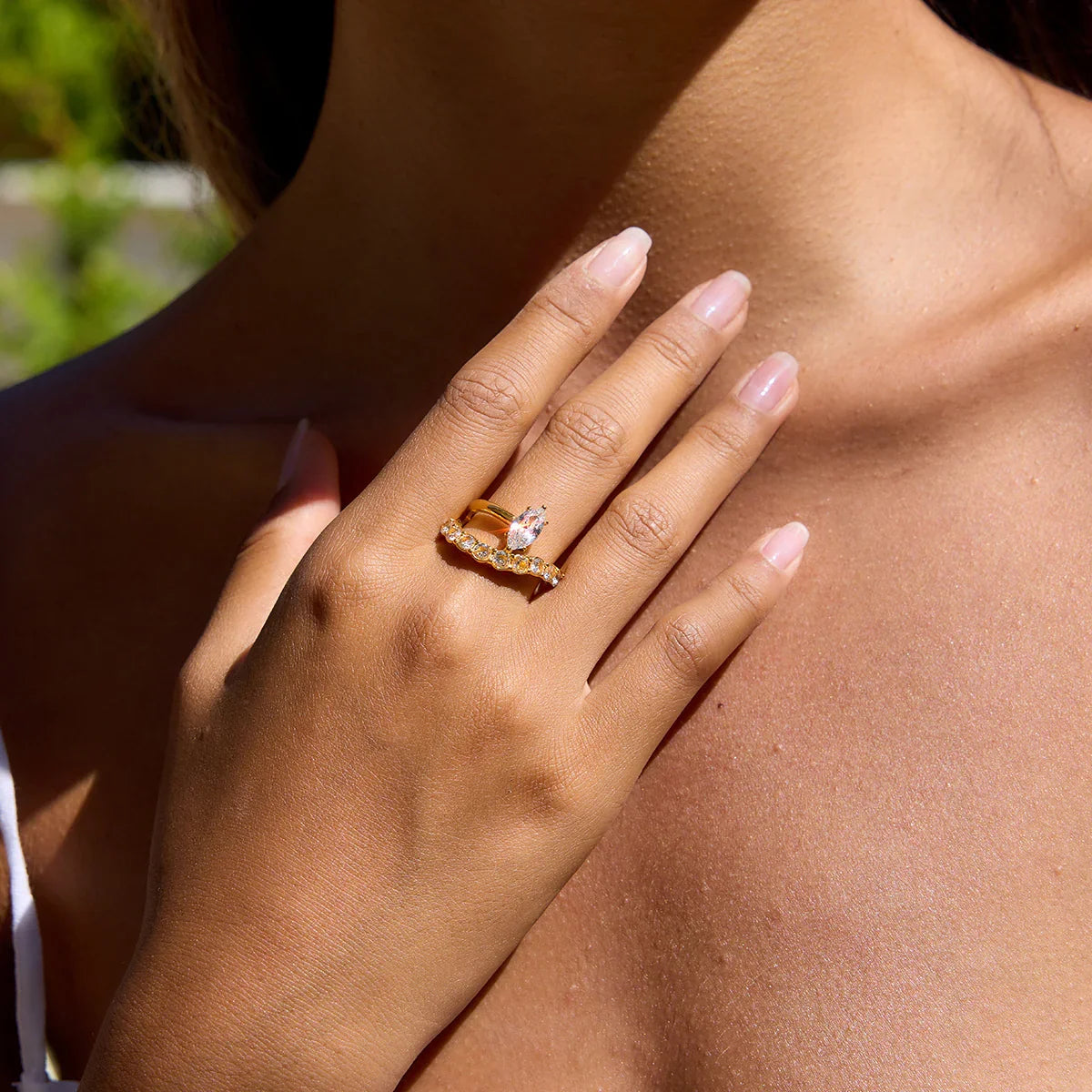 [AuraEcho]Calina Marquise Diamond Ring