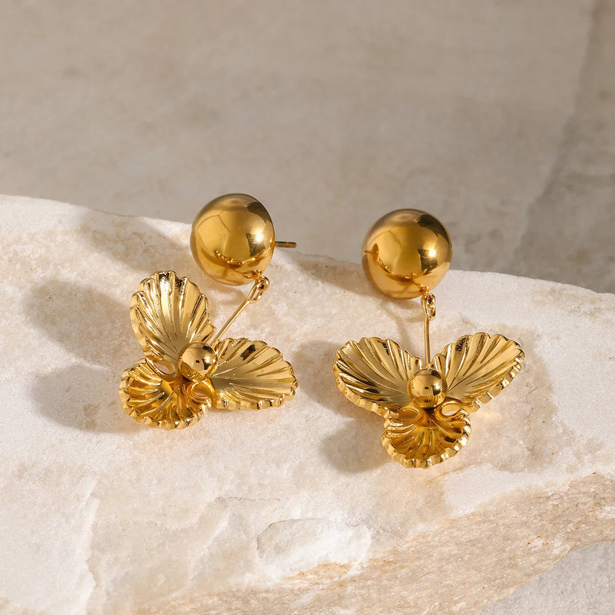 [AuraEcho]Andrea Gold Earrings