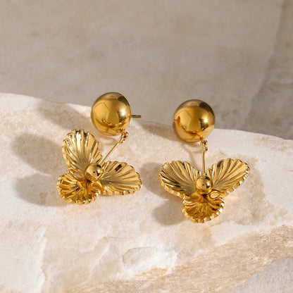 [AuraEcho]Andrea Gold Earrings
