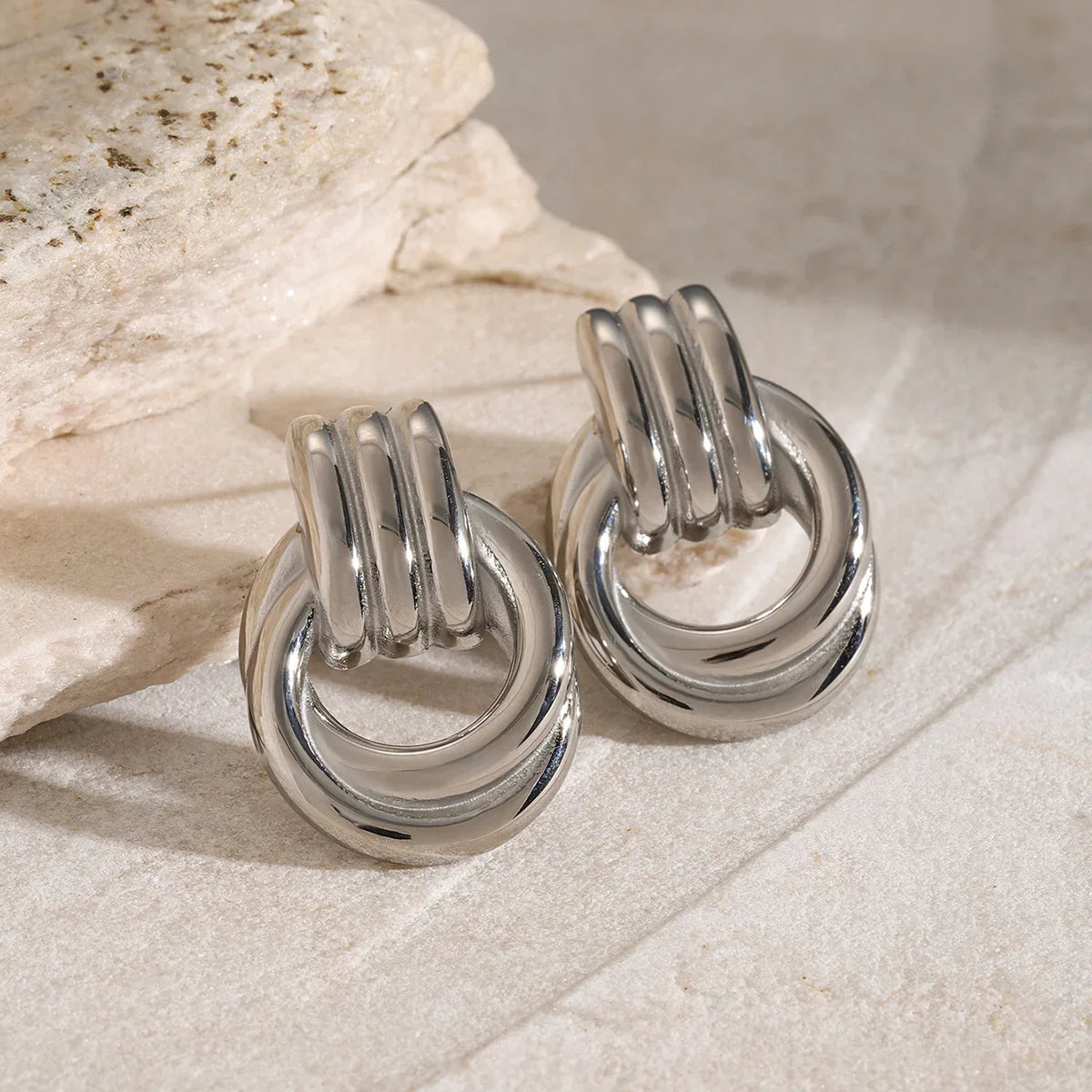 [AuraEcho]Luna Layered Hoop Earrings