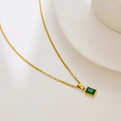 [AuraEcho]Emi Green Necklace