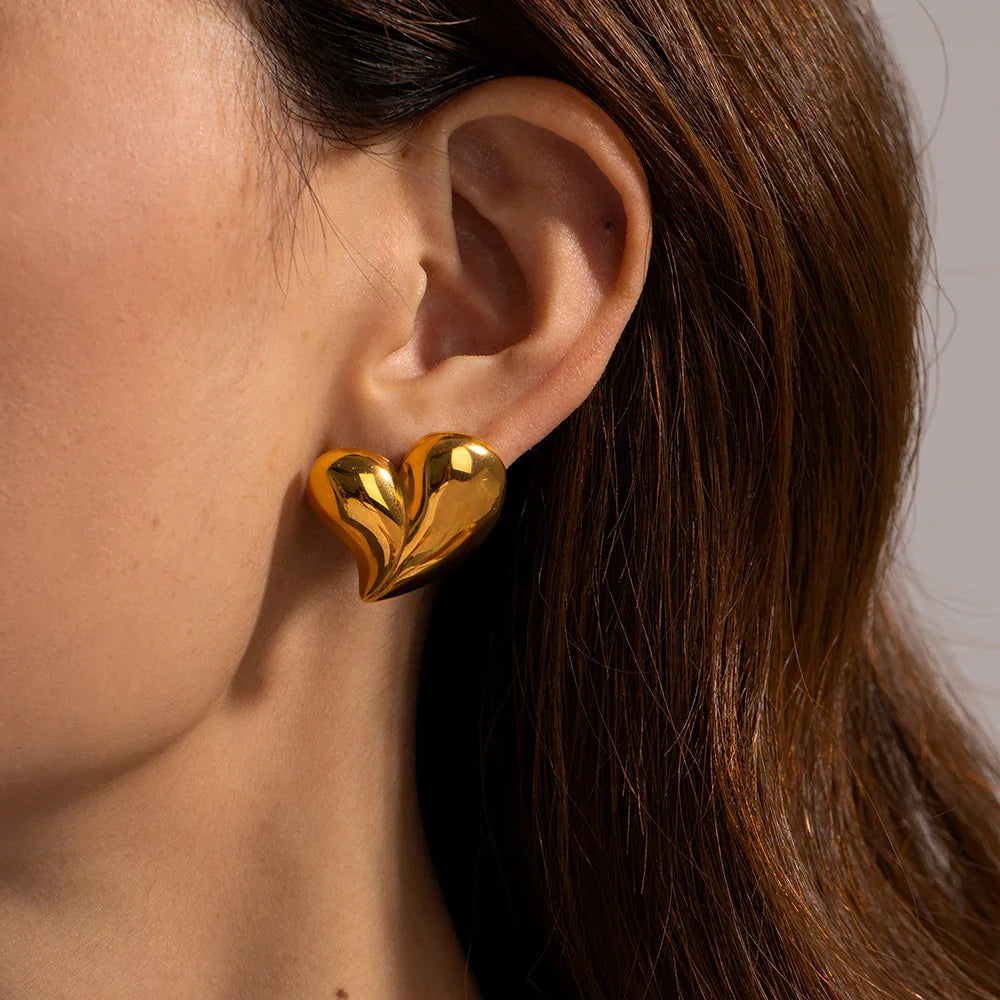 [AuraEcho]Dorothea Heart Earrings