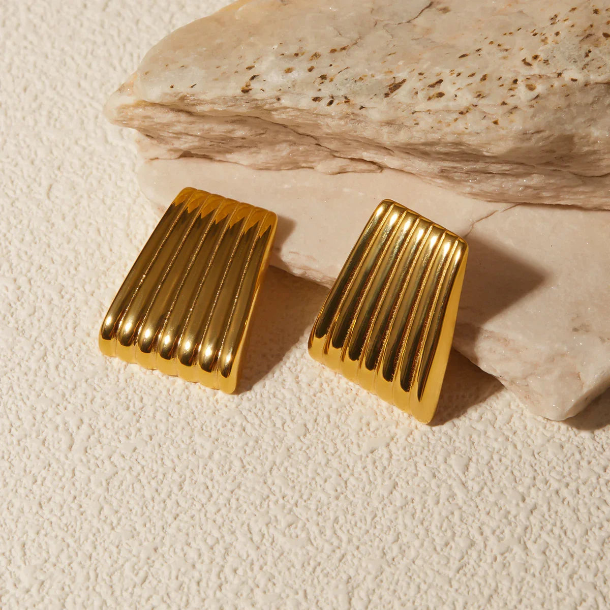 [AuraEcho]Antonia Gold Earrings