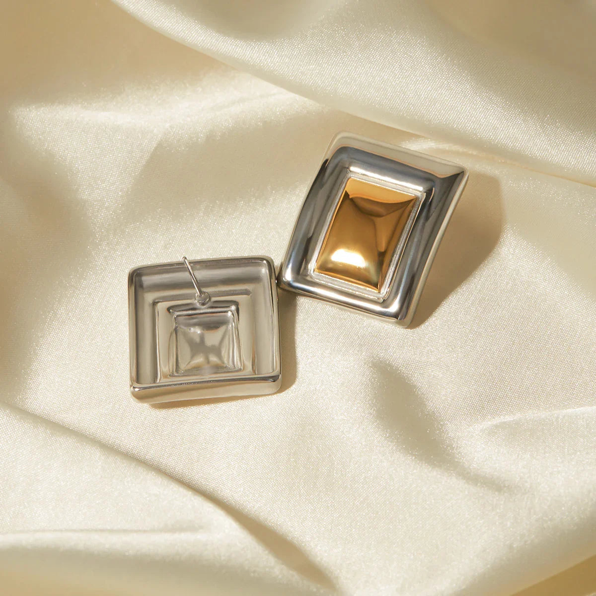 [AuraEcho]Jocelyn Two Tone Earrings