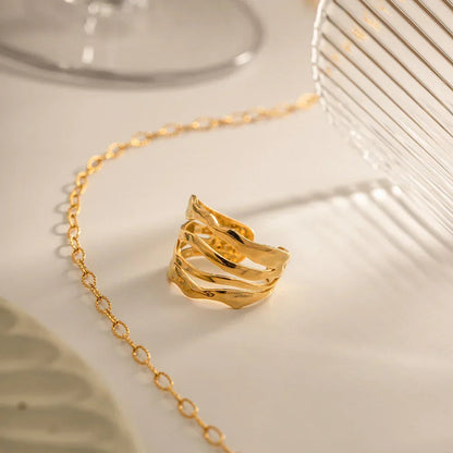 [AuraEcho]Cass Gold Ring