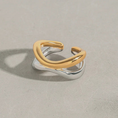 [AuraEcho]Deanna Gold Intertwined Ring