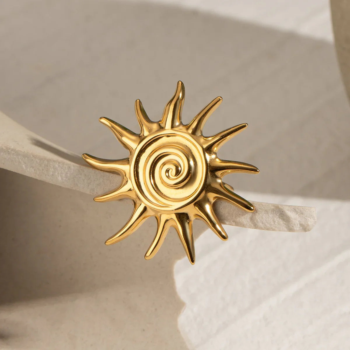 [AuraEcho]Solstice Golden Sun Ring