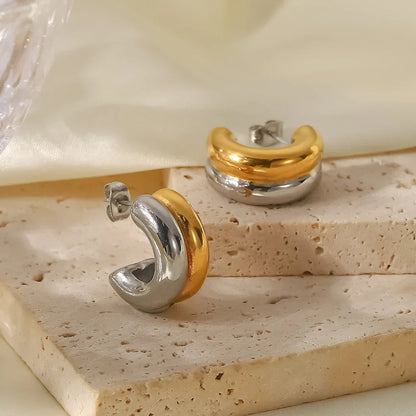 [AuraEcho]Henrietta Gold Earrings