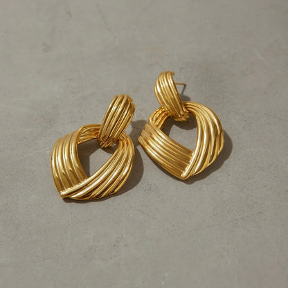 [AuraEcho]Selma Gold Knot Earrings