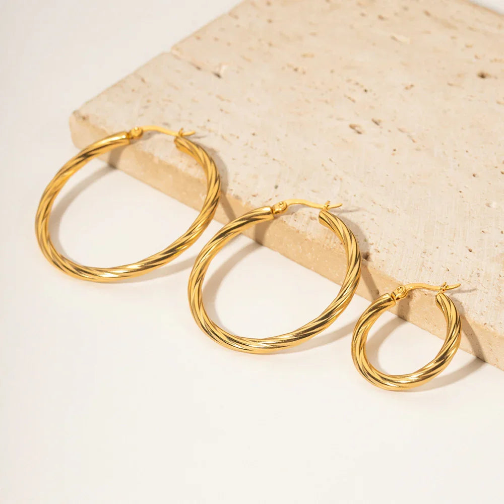 [AuraEcho]Zephy Hoop Earrings