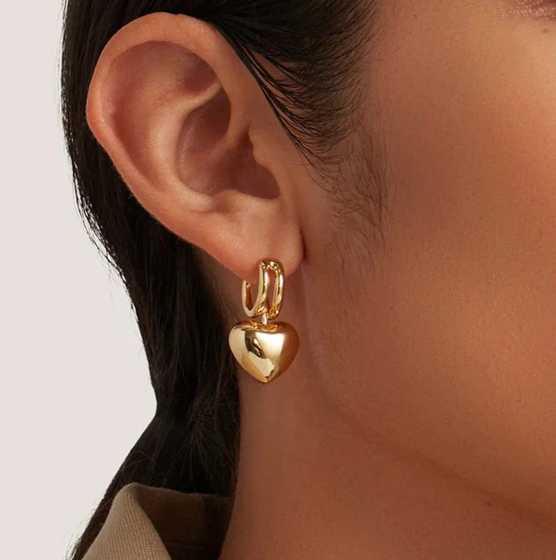 [AuraEcho]Audrey Gold Earrings