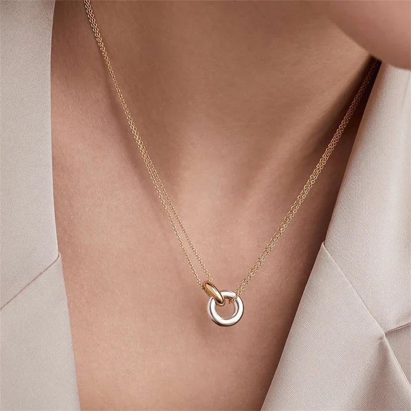 [AuraEcho]Harper Gold Chain Necklace