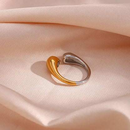 [AuraEcho]Seren Two Tone Gold Ring