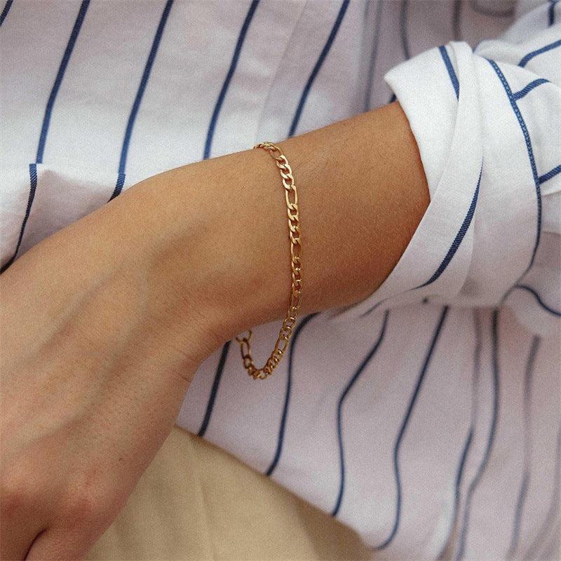 [AuraEcho]Saturn Gold Chain Bracelet