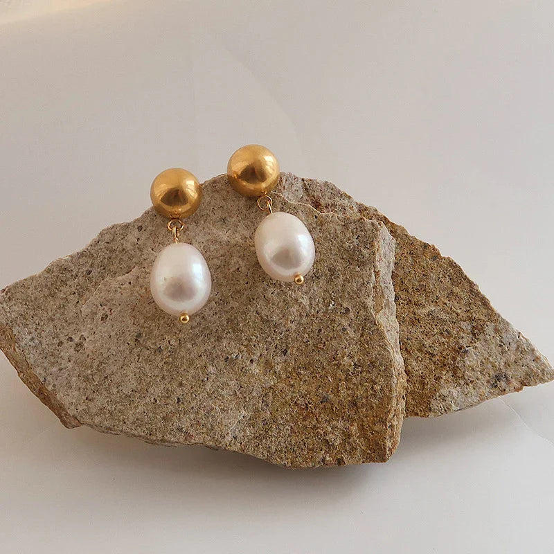 [AuraEcho]Cornelia Freshwater Pearl Earrings