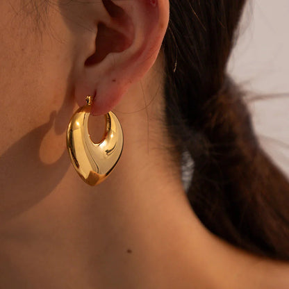 [AuraEcho]Fawn Gold Hoops
