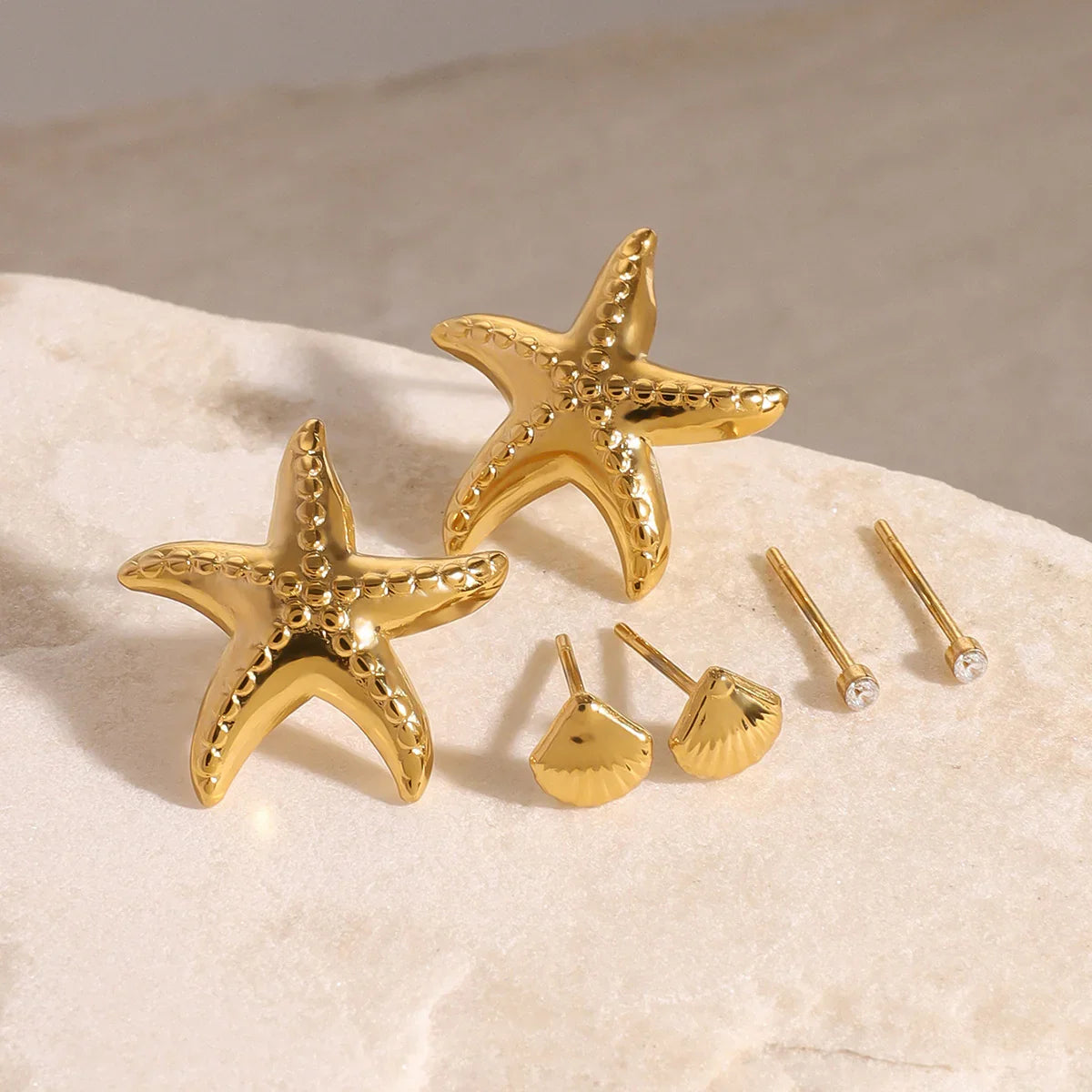 [AuraEcho]Arielle Ocean-Inspired Earring Bundle