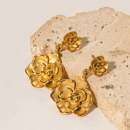 [AuraEcho]Thelma Gold Earrings