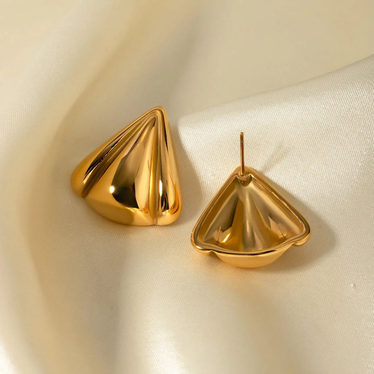 [AuraEcho]Jillian Vintage Gold Earrings