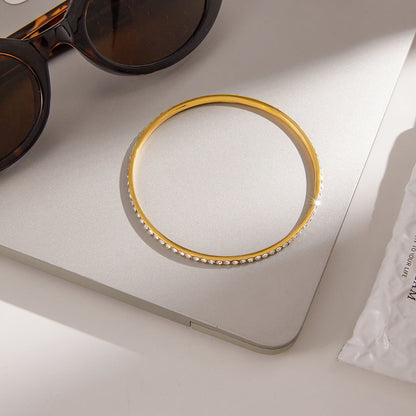 [AuraEcho]Kalista Diamond Gold Bangle
