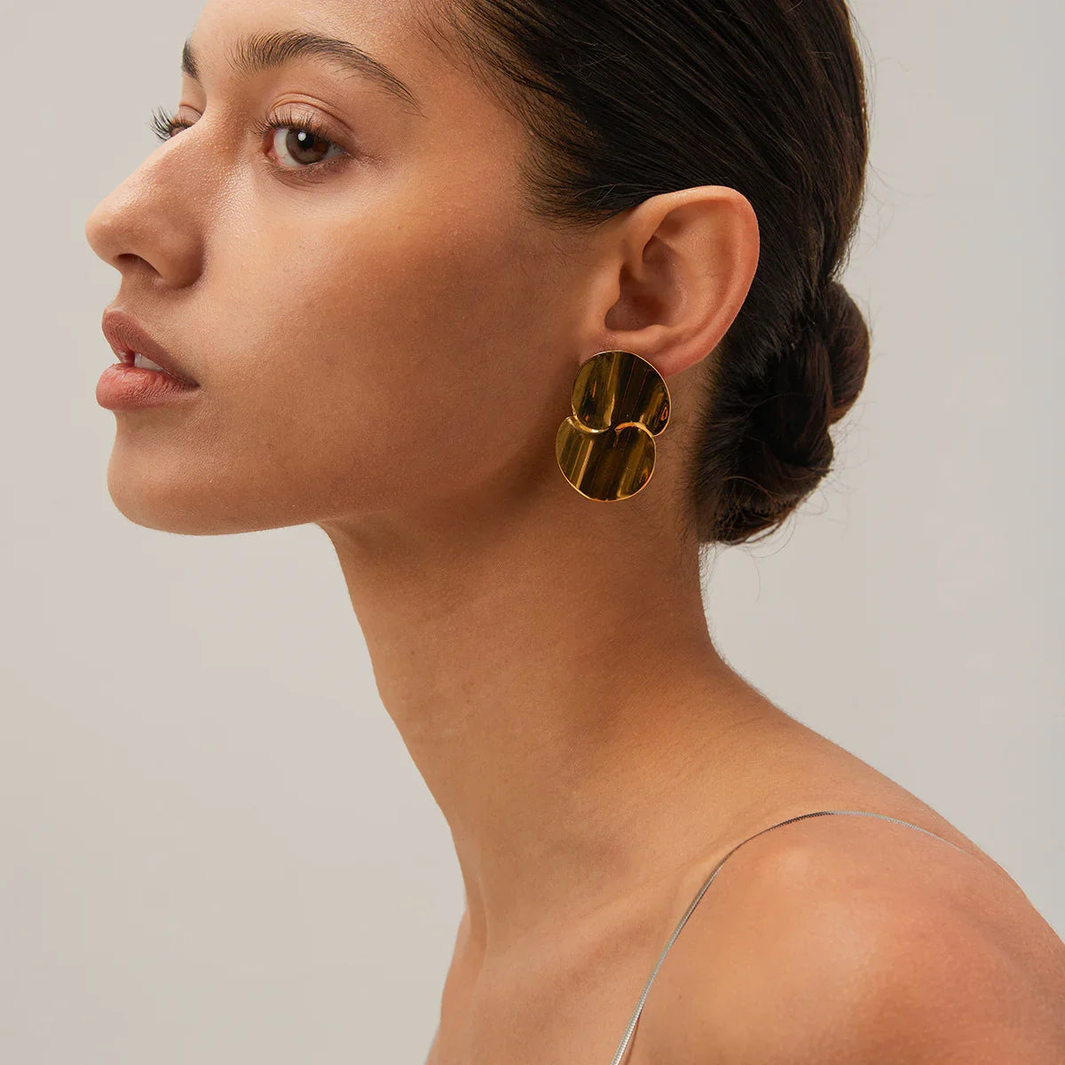 [AuraEcho]Mireille Gold Earrings