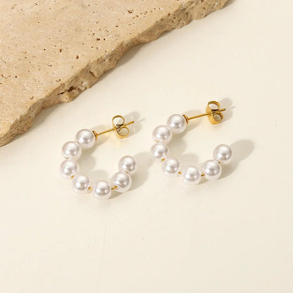 [AuraEcho]Nina Pearl Earrings