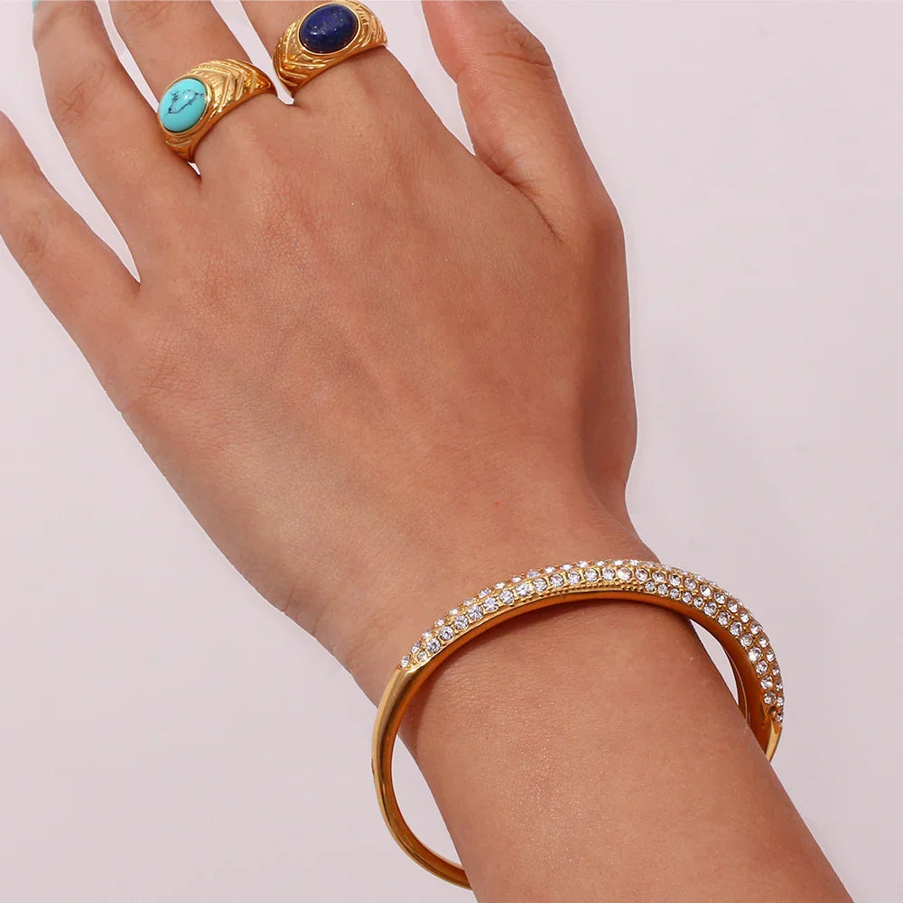 [AuraEcho]Elara Diamond Bracelet
