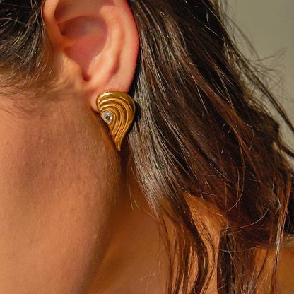 [AuraEcho]Thalia Gold Earrings