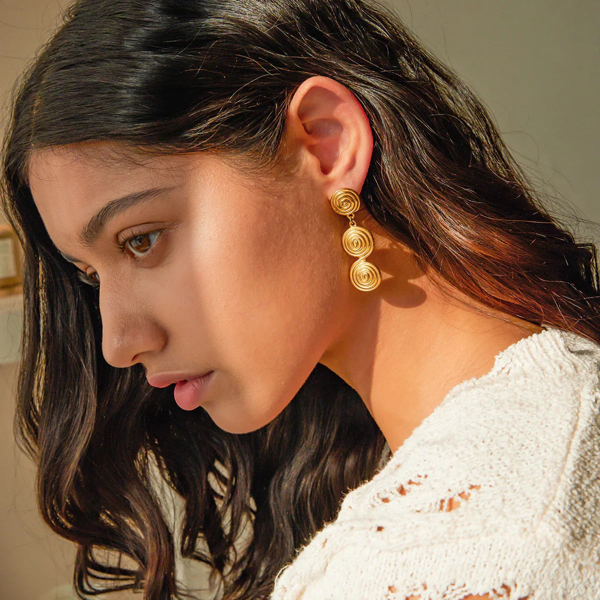 [AuraEcho]Marielle Gold Earrings