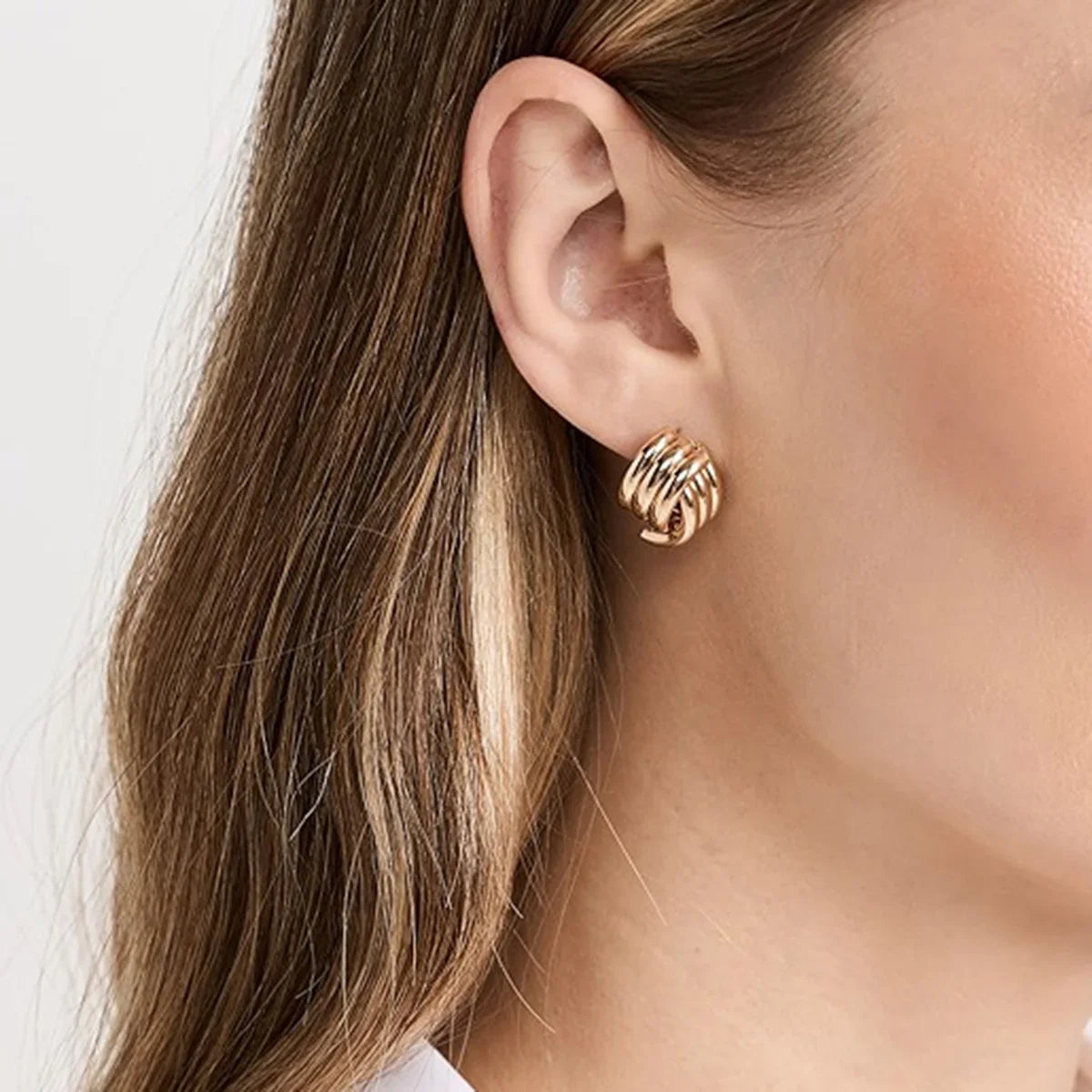 [AuraEcho]Avalon Gold Earrings