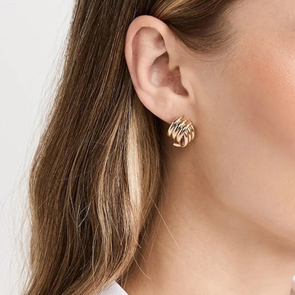 [AuraEcho]Avalon Gold Earrings