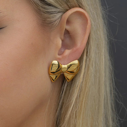 [AuraEcho]Regina Bow Earrings