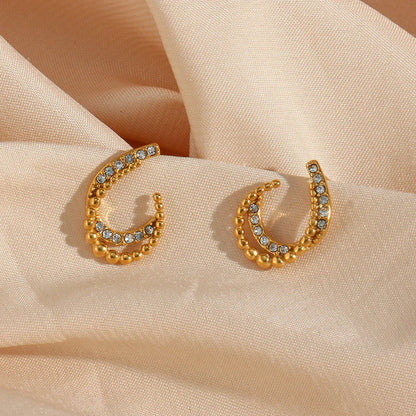 [AuraEcho]Nola Gold Earrings