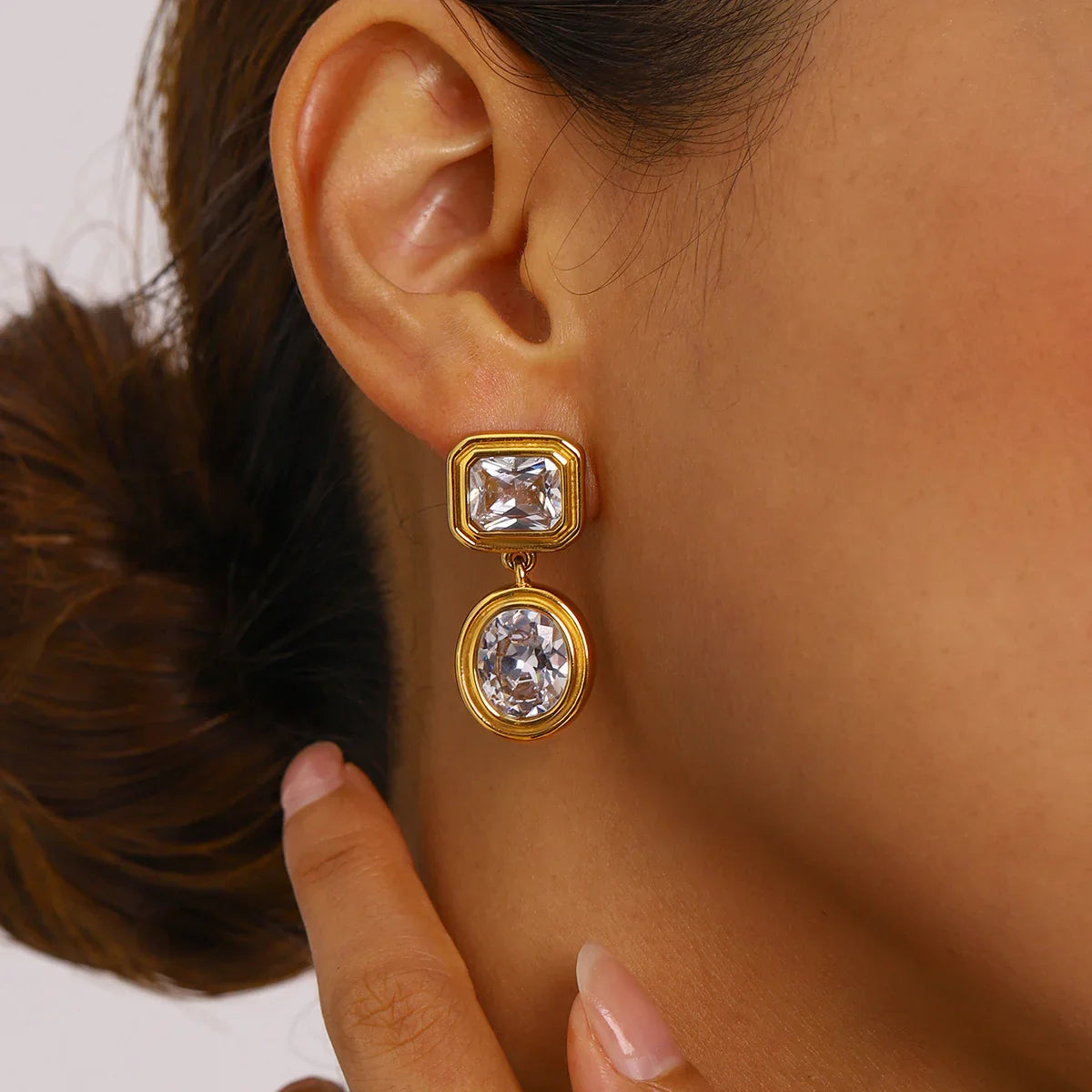 [AuraEcho]Amanda Diamond Earrings