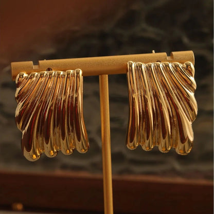 [AuraEcho]Alisa Gold Earrings