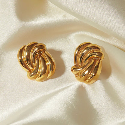 [AuraEcho]Floriana Gold Earrings