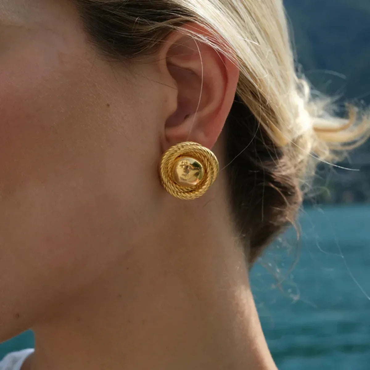 [AuraEcho]Ariadne Gold Earrings