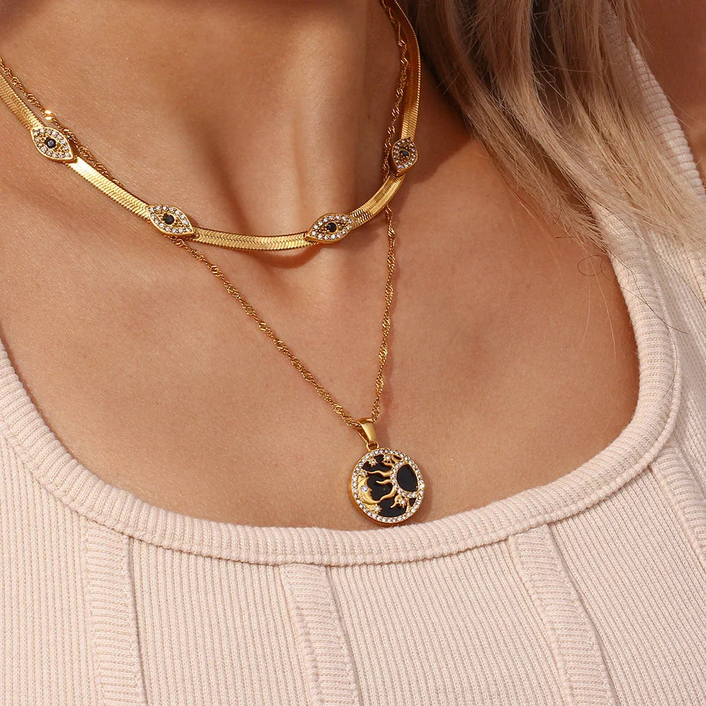 [AuraEcho]Faunne Gold Necklace