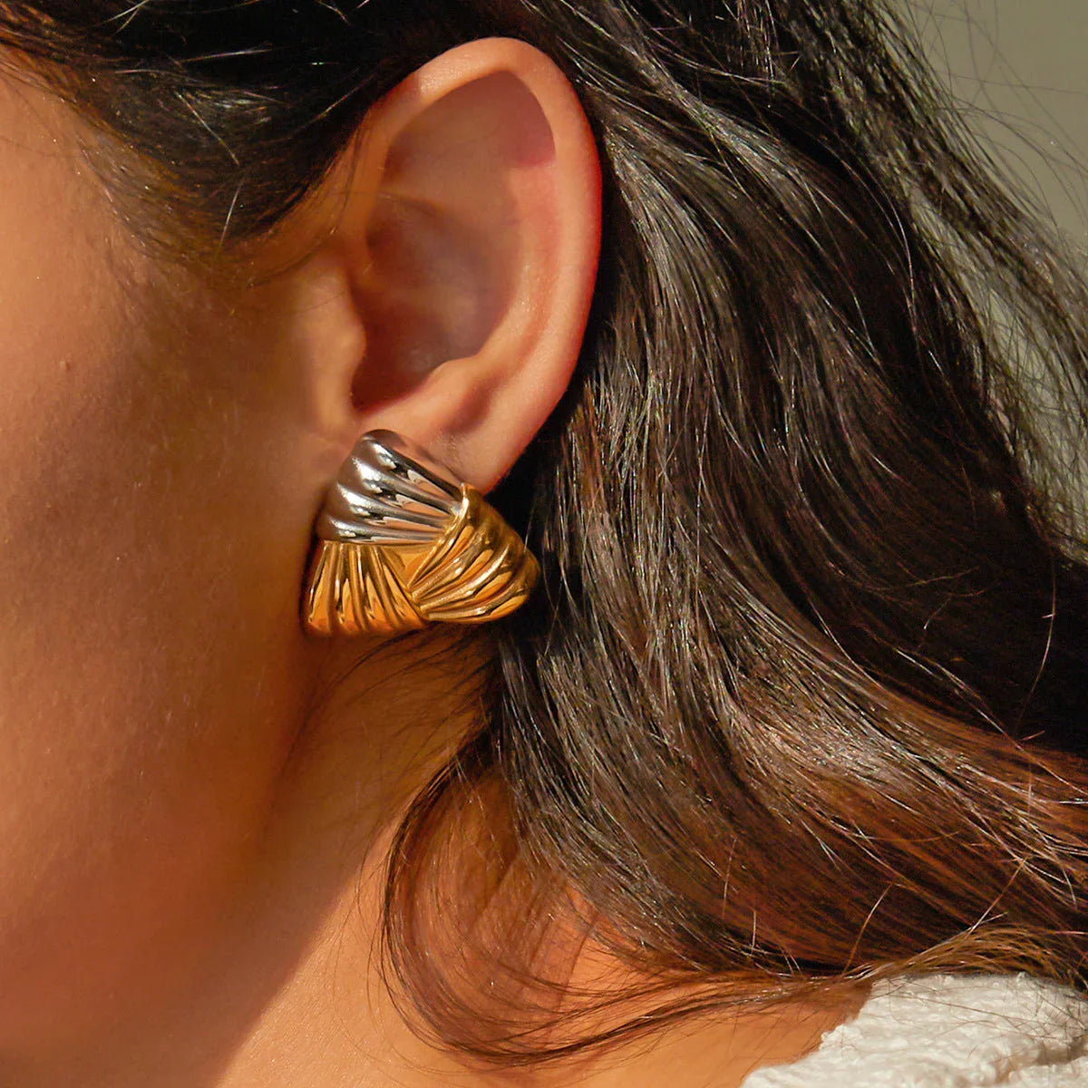 [AuraEcho]Brigitte Gold Earrings